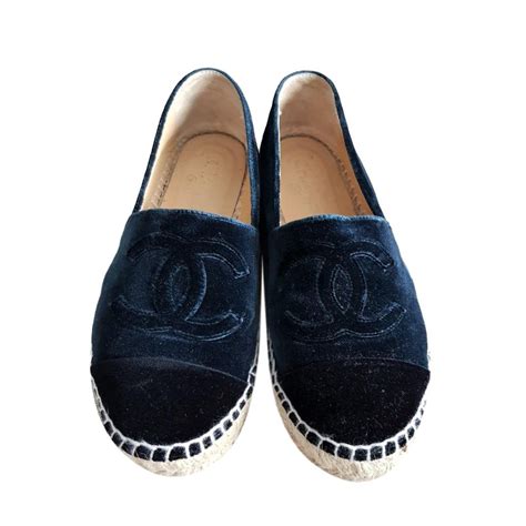 chanel espadrilles blue